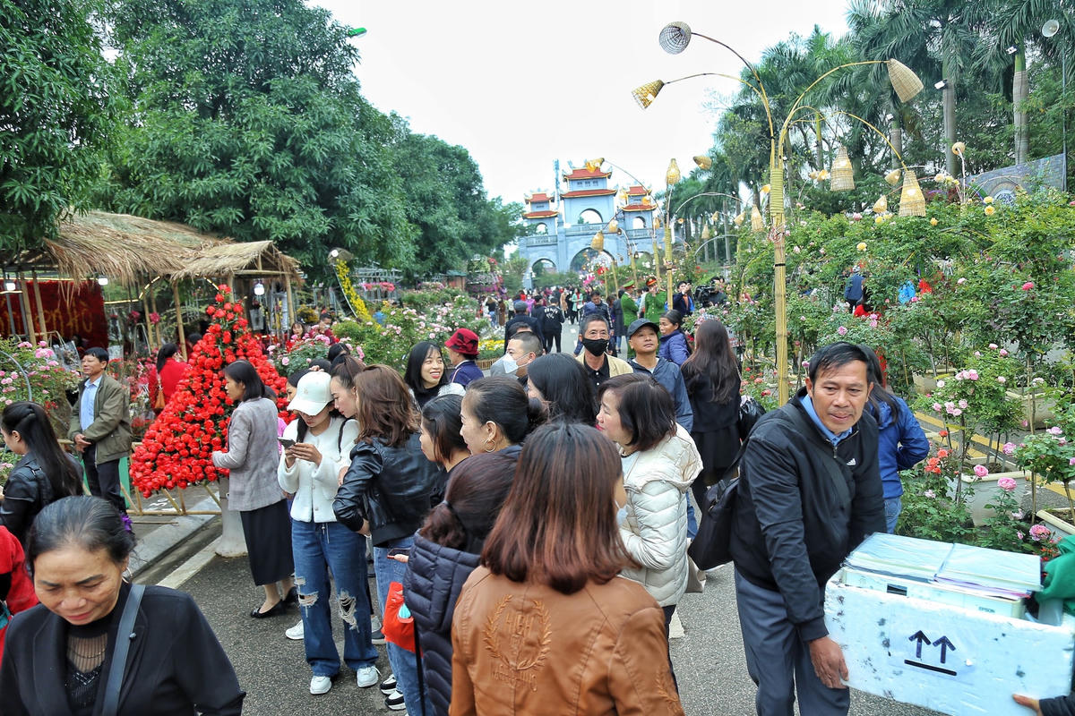 Ngay từ sáng 9/12, tại huyện Mê Linh (Hà Nội) diễn ra Lễ hội hoa Mê Linh (Festival) năm 2022 với chủ đề “Mê Linh rực rỡ sắc hoa”.
