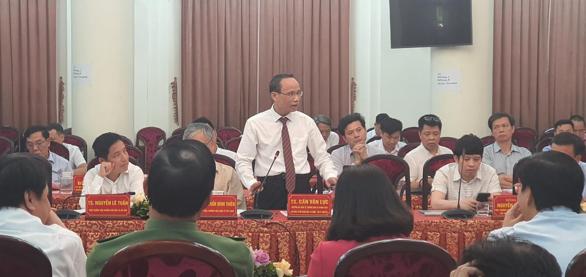 Chuyên gia kinh tế Cấn Văn Lực phát biểu.