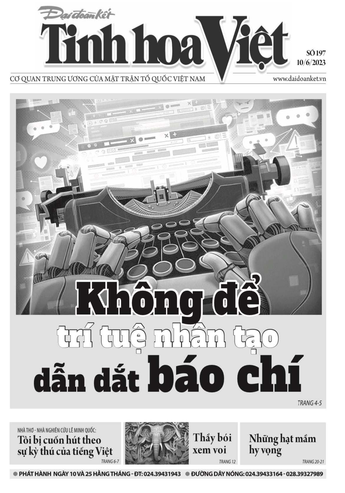 Đón đọc Tinh hoa Việt số 197, phát hành ngày 10/6/2023