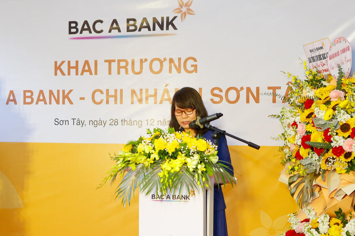 Bà Bùi Dương Quỳnh Mai, Phó Chánh Thanh tra NHNN, CN Thành phố Hà Nội phát biểu chỉ đạo.