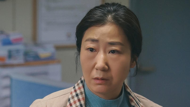 Tạo hình của Ra Mi Ran khiến khán giả đồng cảm về hình tượng bà mẹ. 