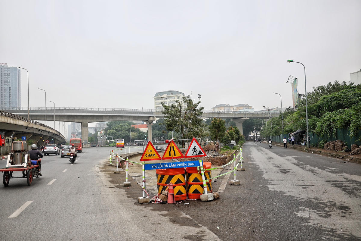 Hiện Sở Giao thông Vận tải Hà Nội đã phê duyệt phương án tổ chức lại giao thông tại nút giao Mai Dịch - Xuân Thủy.