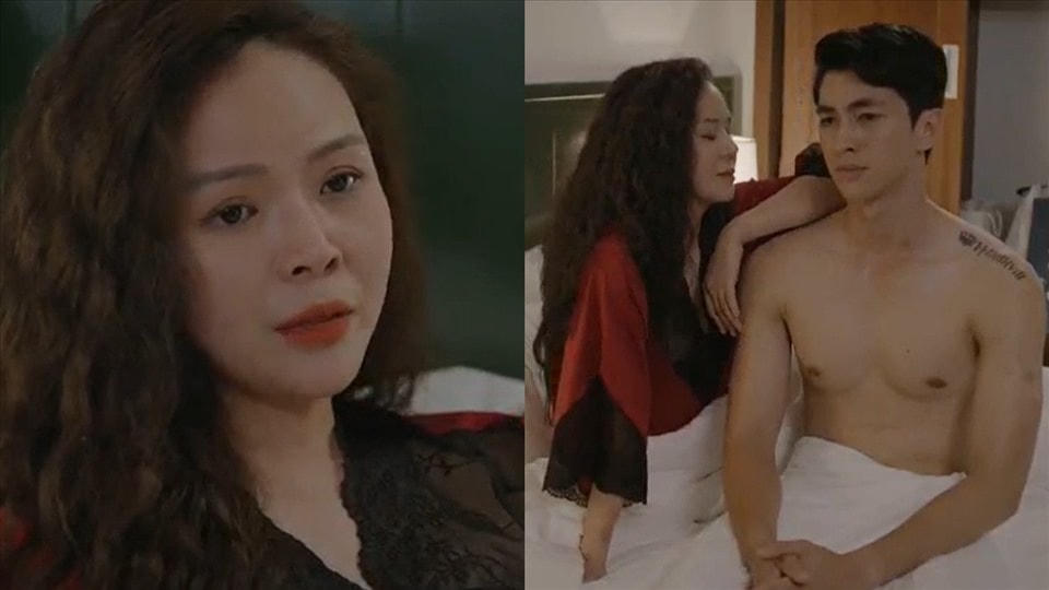 Diễm Hương từng phải "dỗ" ngọt chồng vì đóng phim có cảnh nóng với bạn diễn kém 10 tuổi.