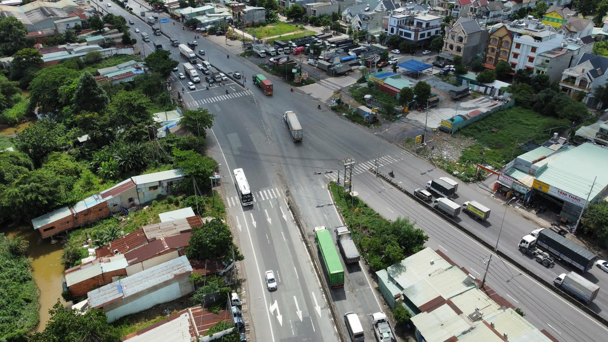 Một góc khu dân cư tại phường Phước Tân. Ảnh: Mạnh Thìn.