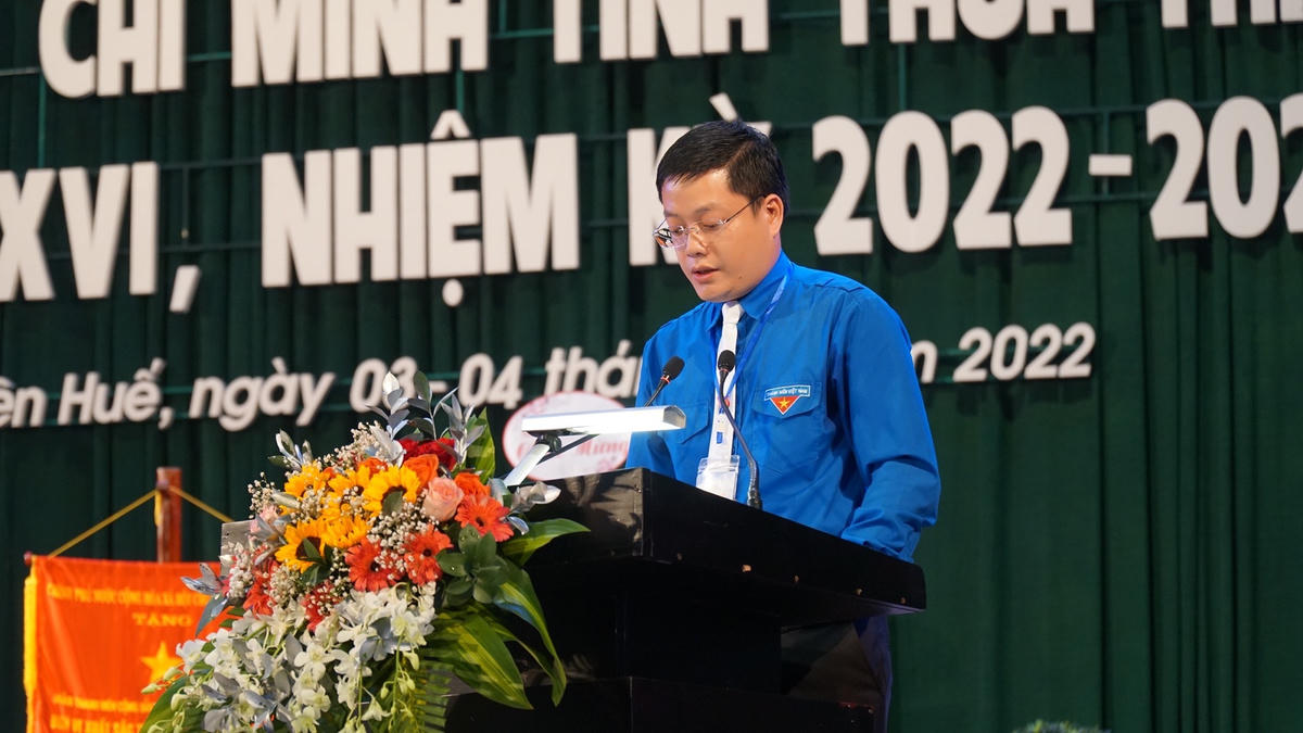 Ông Nguyễn Thanh Hoài được tín nhiệm bầu giữ chức Bí thư Tỉnh đoàn Thừa Thiên - Huế khoá XVI, nhiệm kỳ 2022 -.2027.