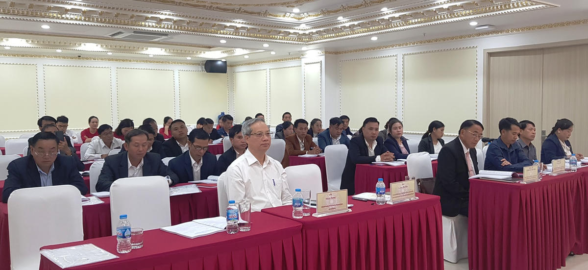 Các đại biểu tham dự hội nghị tập huấn.