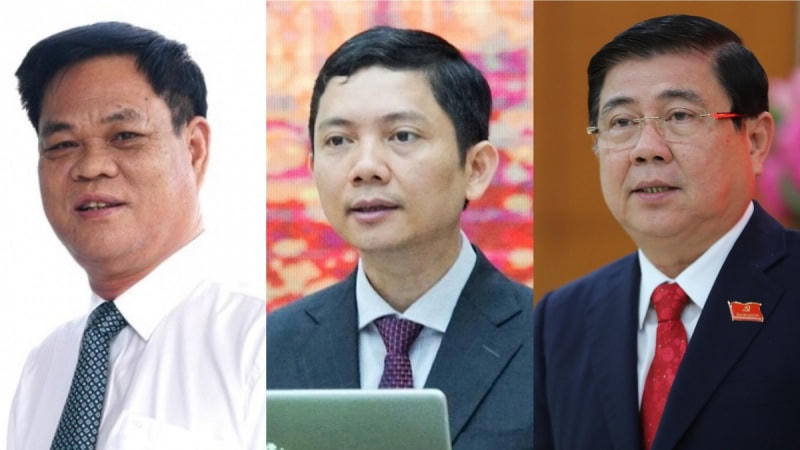 Trung ương đồng ý cho thôi tham gia Ban chấp hành Trung ương khóa XIII đối với ông Huỳnh Tấn Việt, Bùi Nhật Quang, Nguyễn Thành Phong. Ảnh: CAND.