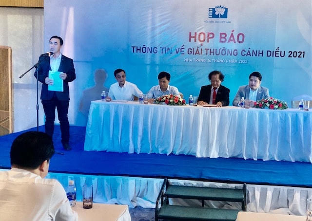 Họp báo thông tin về giải thưởng Cánh diều 2021.