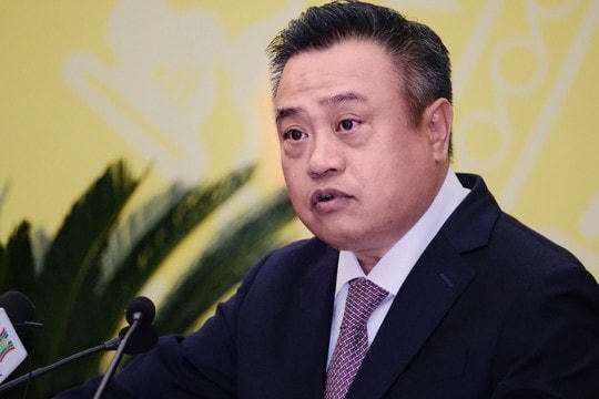Chủ tịch UBND TP Hà Nội - Trần Sỹ Thanh.