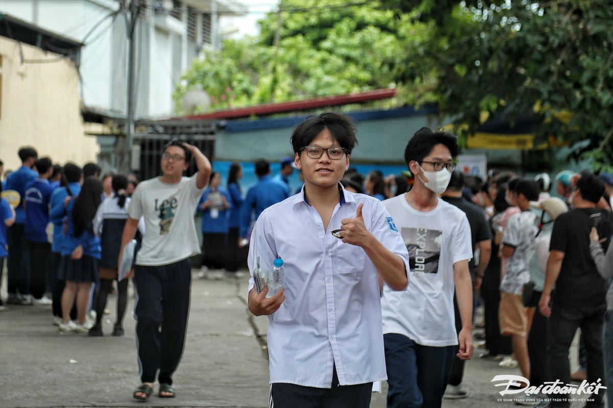 Thí sinh dự thi tốt nghiệp THPT năm 2024. Ảnh: Lê Khánh