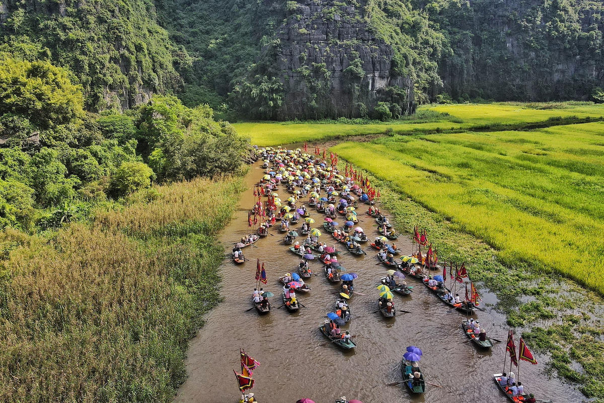 Tổ chức tuần lễ du lịch Ninh Bình 2023 'Sắc vàng Tam Cốc-Tràng An'