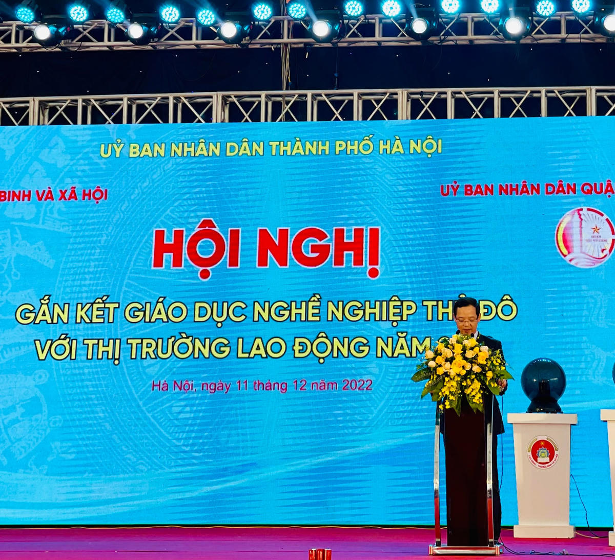 Ông Trương Anh Dũng, Tổng Cục trưởng Tổng cục Giáo dục nghề nghiệp Bộ Lao động, Thương binh và Xã hội .