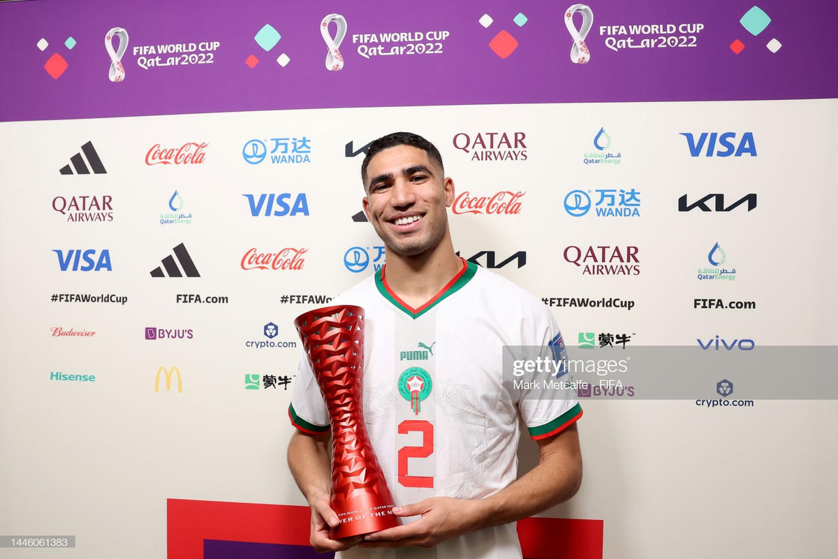 Hakimi - ngôi sao của Morocco.