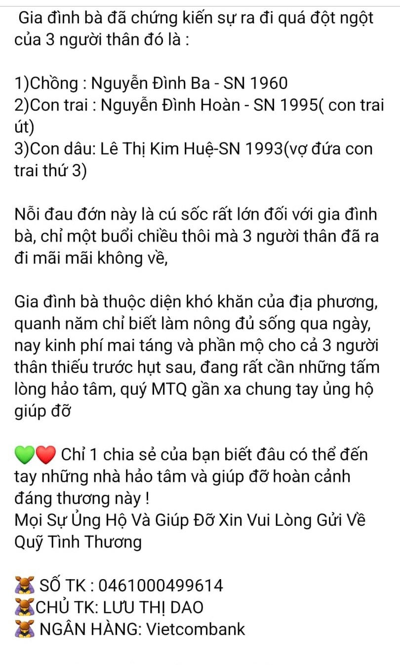 Nội dung dòng trạng thái đăng lên mạng xã hội. (Ảnh MXH).