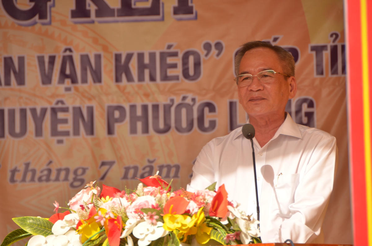 Bí thư Tỉnh uỷ Bạc Liêu Lữ Văn Hùng phát biểu tại buổi lễ.