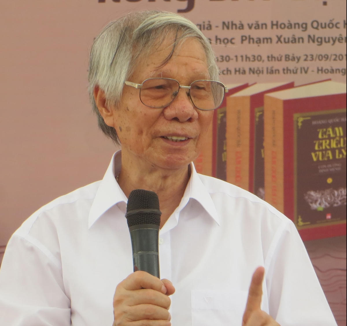 Nhà văn Hoàng Quốc Hải. Ảnh: Ngọc Hân.  