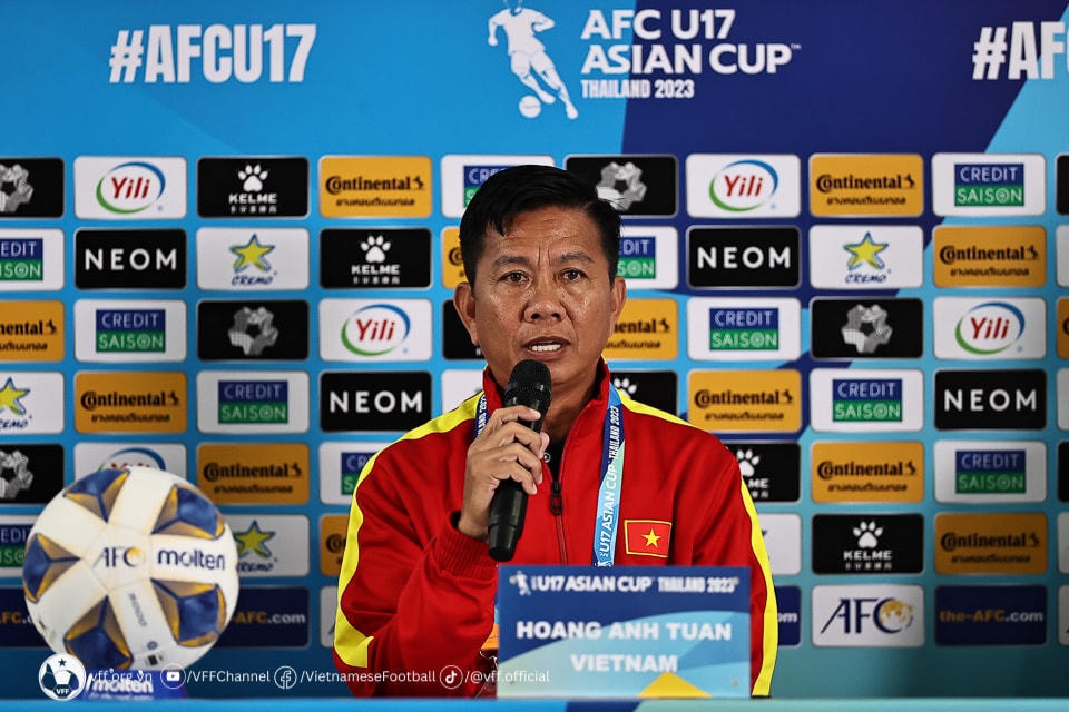 HLV Hoàng Anh Tuấn. Ảnh: VFF.