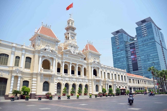 Một góc trung tâm TP HCM.