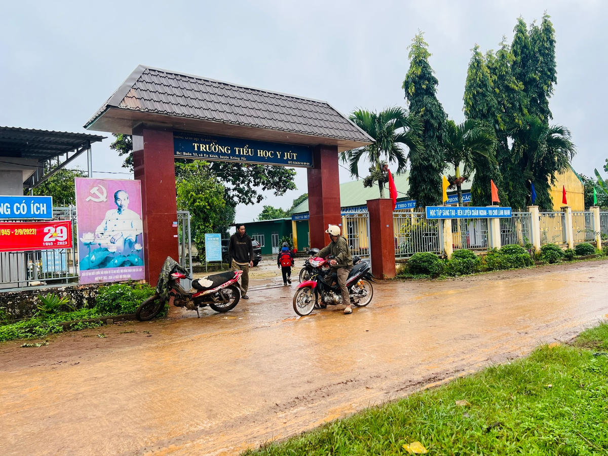 Trường tiểu học Y Jút, xã Ea Kênh, huyện Krông Pắc.