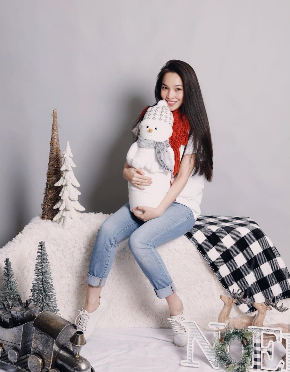 Cô mong muốn:"Cầu xin Thiên Chúa ban phúc lành cho bố mẹ mạnh khỏe bình an!".