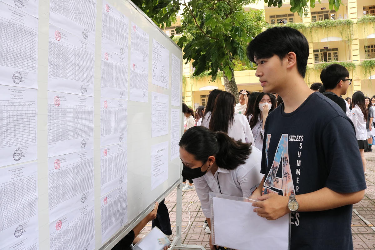 Thí sinh dự thi tốt nghiệp THPT năm 2023.