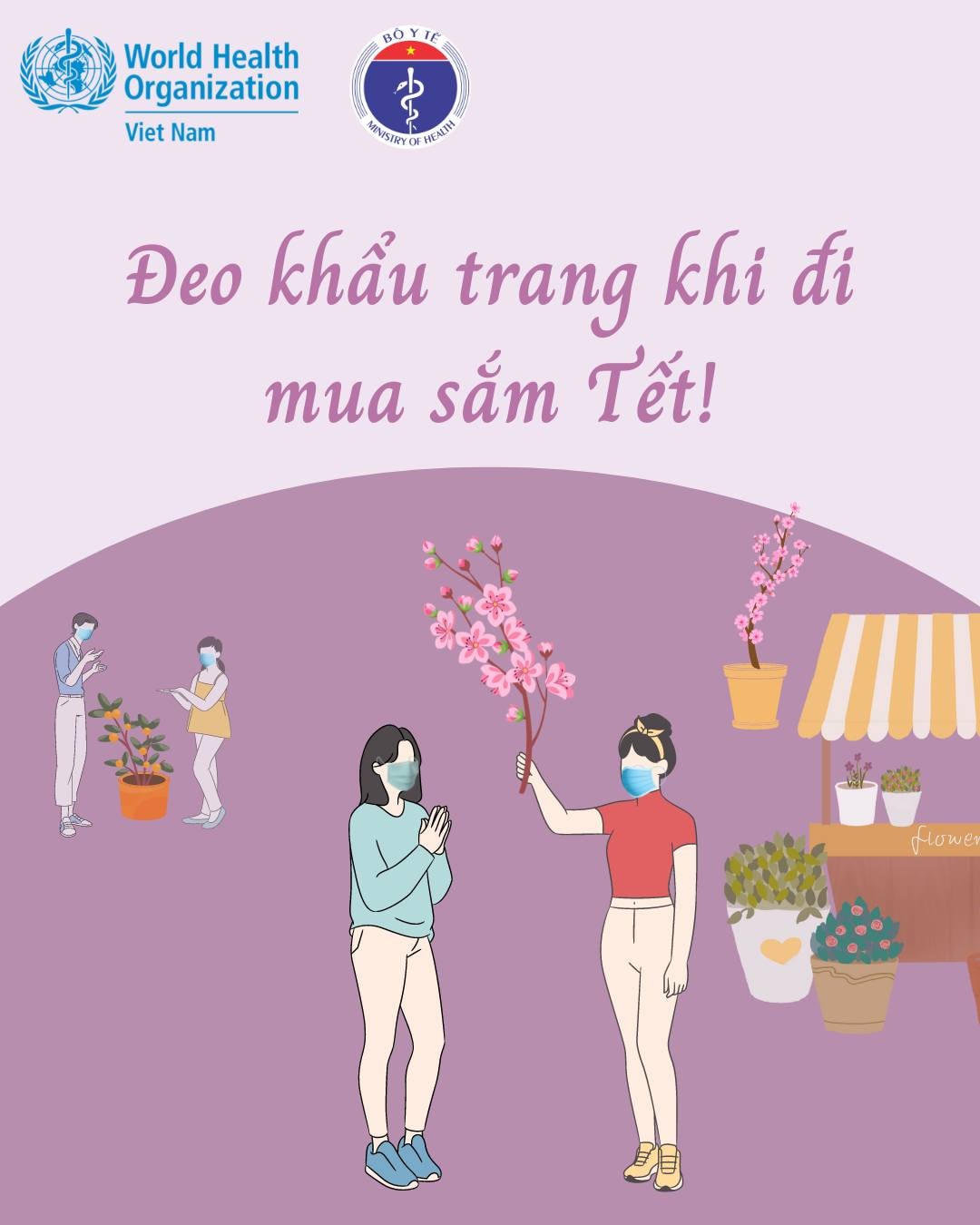 Thông điệp Tết an toàn, bảo vệ bản thân trước Covid-19