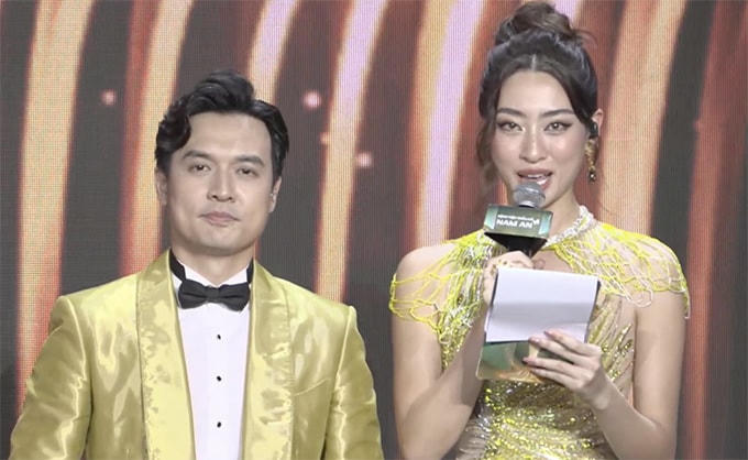 MC Thiên Vũ dẫn chung kết Miss Grand Vietnam 2023 cùng hoa hậu Lương Thùy Linh.