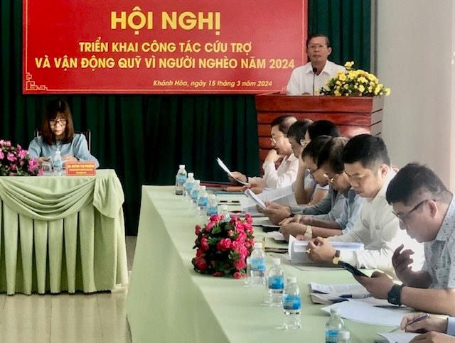 Hội nghị Tổng kết công tác Quỹ vì người nghèo năm 2023 tỉnh Khánh Hòa. (2