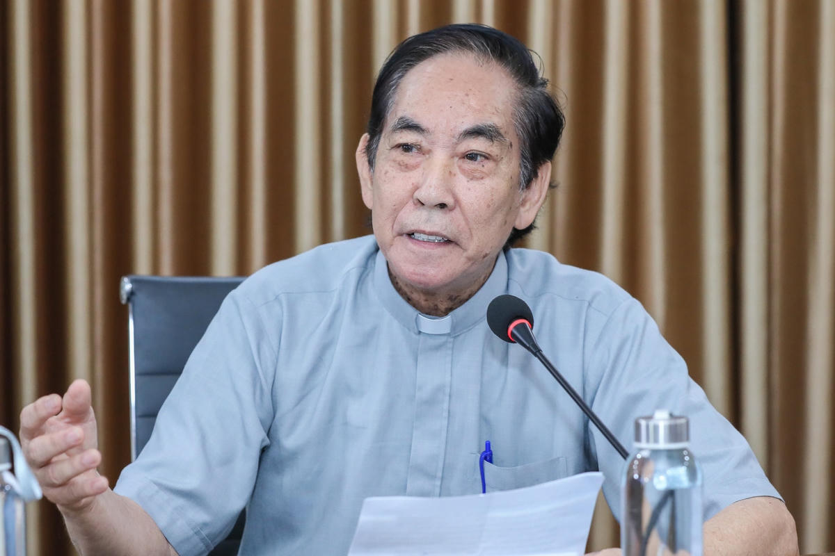 Linh mục Nguyễn Văn Vinh. Ảnh: Quang Vinh.