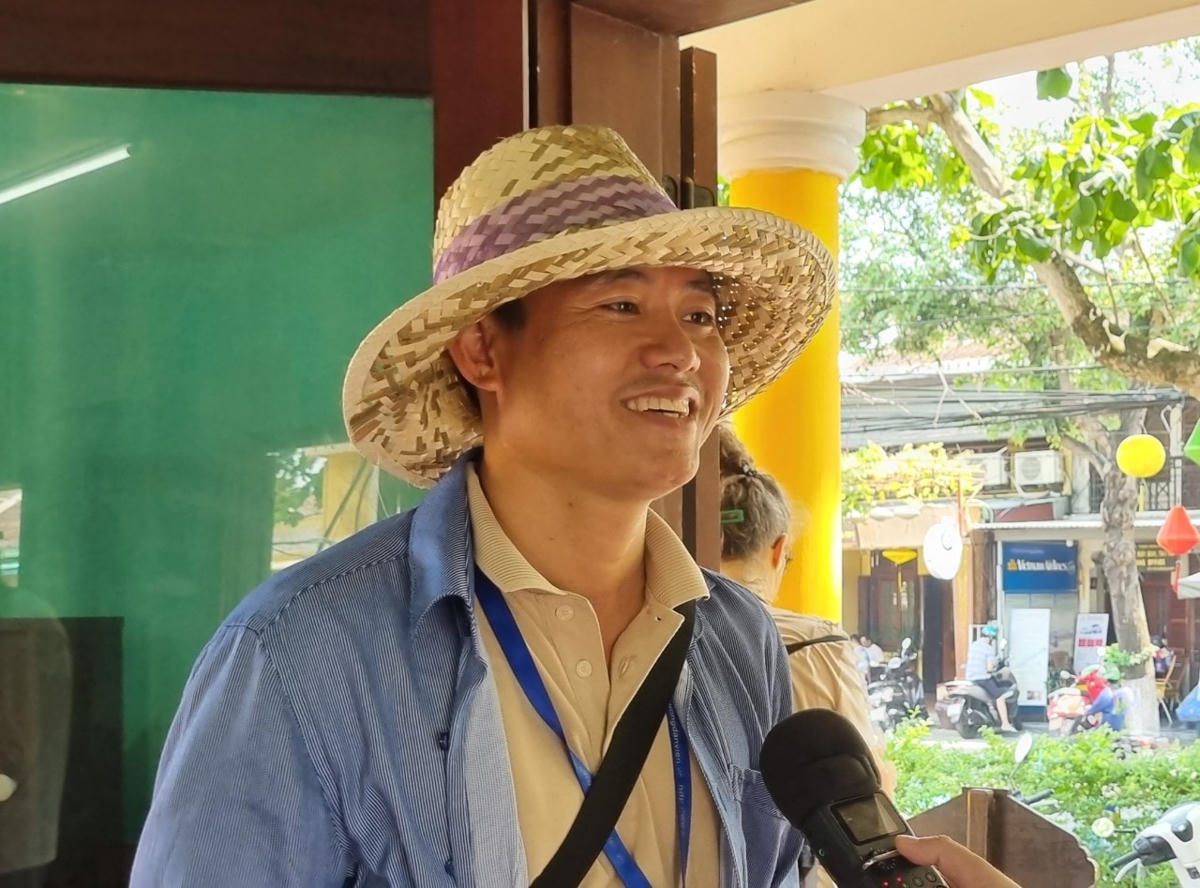 Anh Nguyễn Từ Hữu nói về mua vé vào phố cổ Hội An.