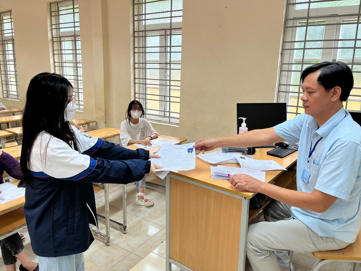 Thí sinh dự thi tốt nghiệp THPT năm 2023.