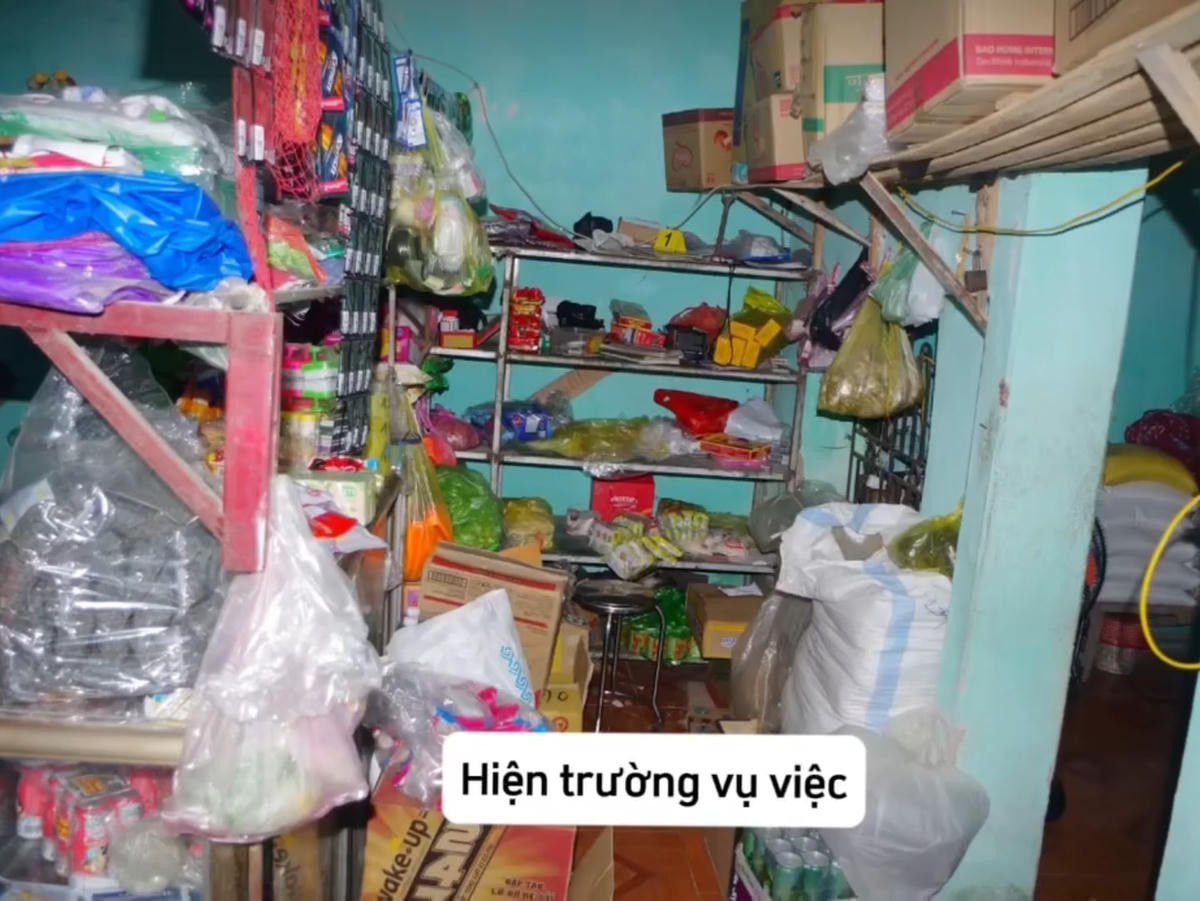 Tiệm tạp hóa ở xã Xuân Phong, nơi Lê Viết Minh đột nhập để trộm cắp tài sản.