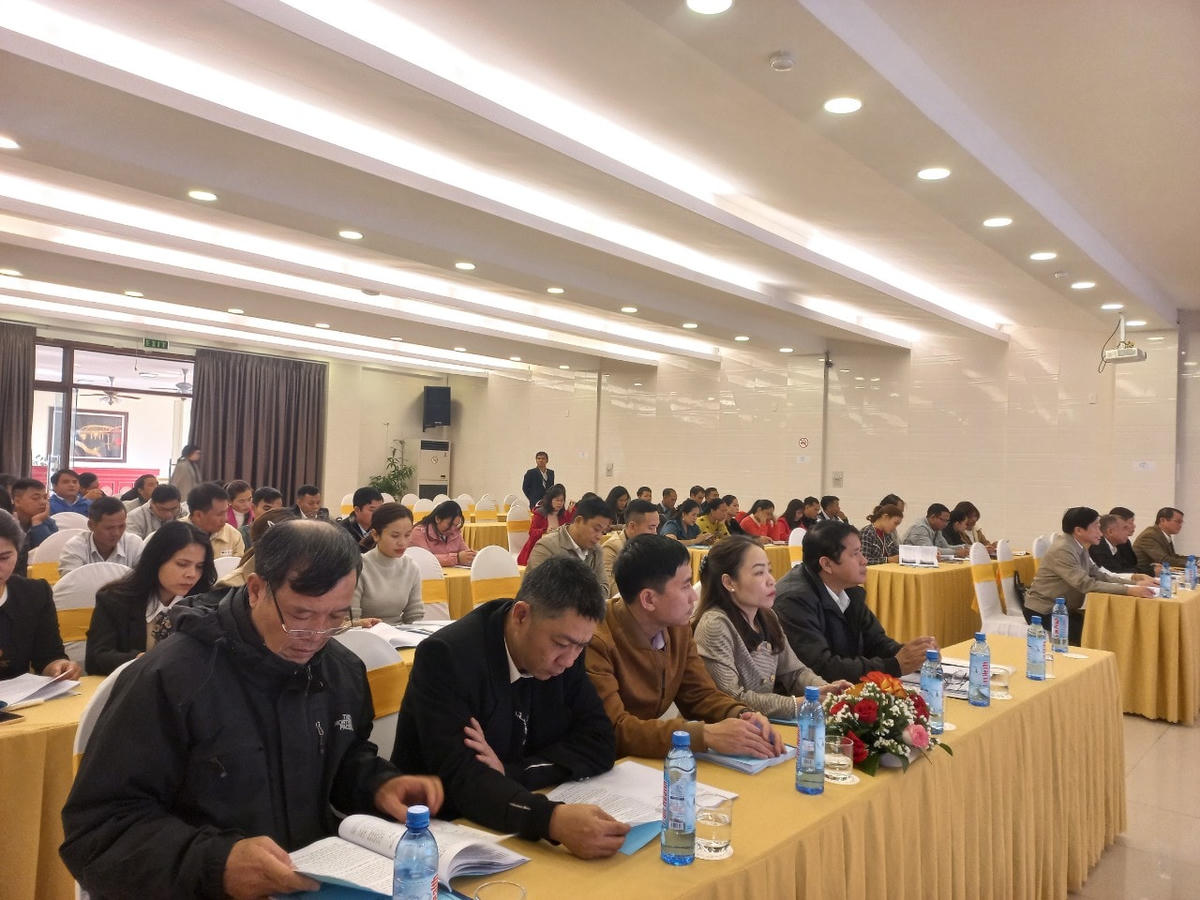 Các đại biểu tham dự buôi tập huấn.