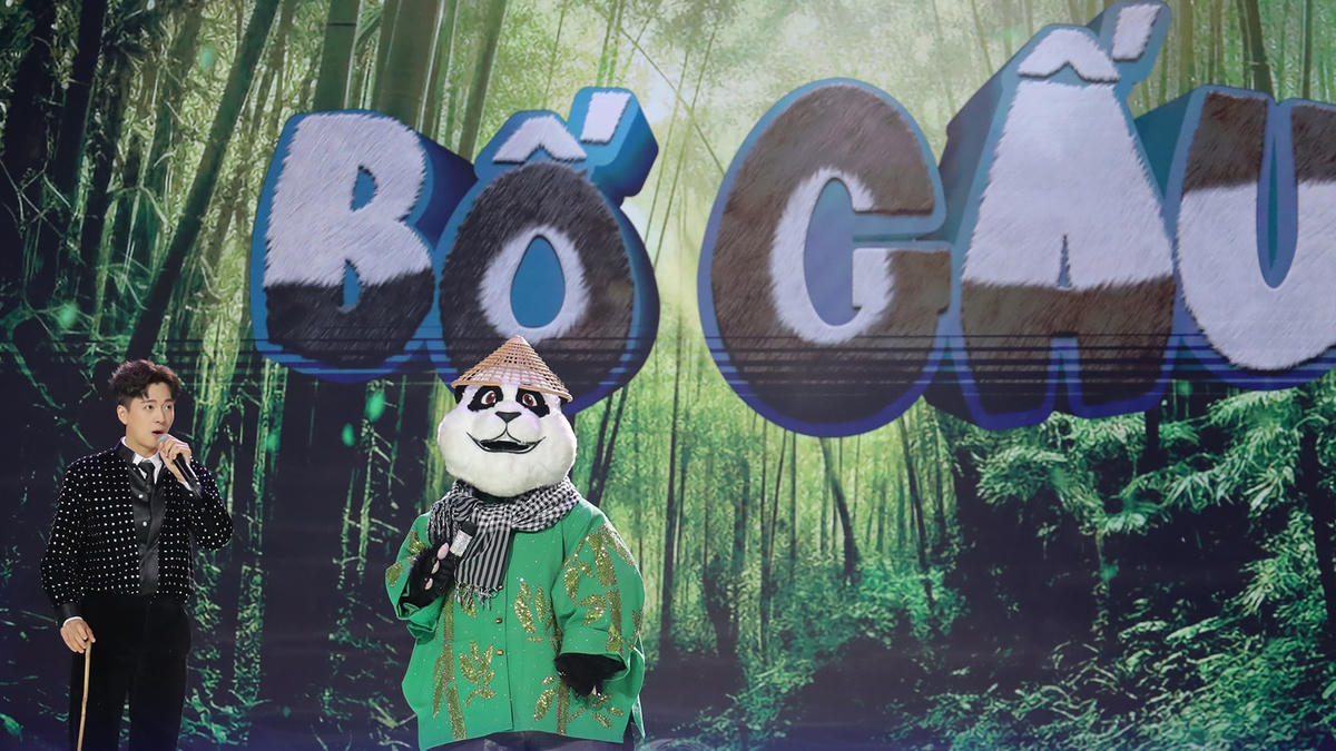 Bố Gấu bùng nổ với màn trình diễn đặc sắc. 