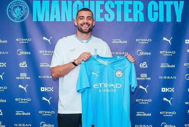 Mateo Kovacic là tân binh đầu tiên của Man City mùa hè 2023. Ảnh: Reuters.