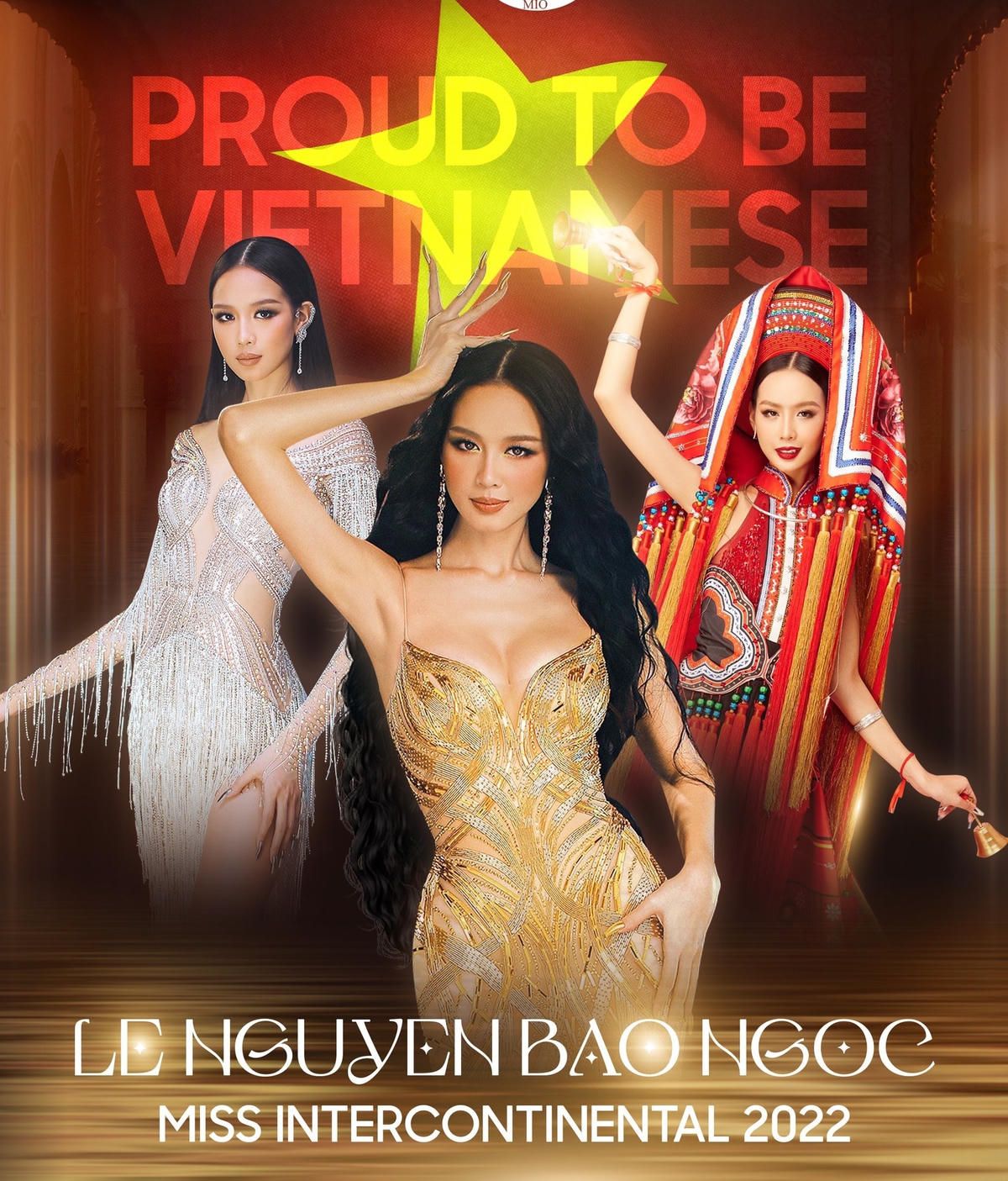 Lê Nguyễn Bảo Ngọc giành vương miện Miss Intercontinental 2022.