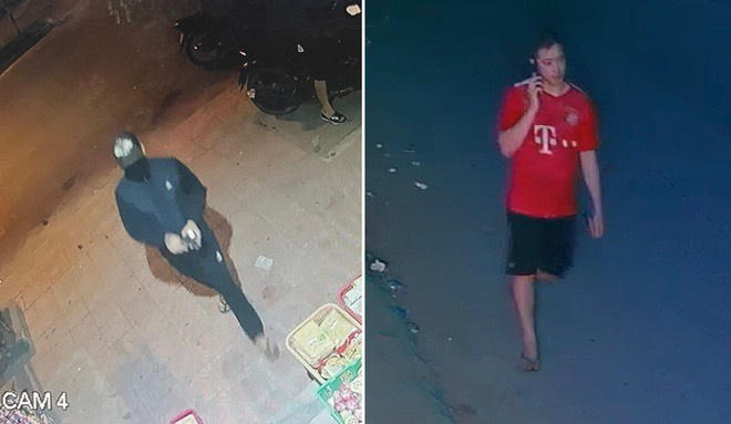 Hình ảnh Nguyễn Minh Vui chụp từ camera. Ảnh: Công an TP Hà Nội.