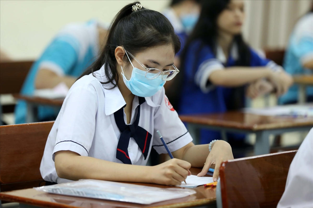 Thí sinh dự thi tốt nghiệp THPT năm 2022.