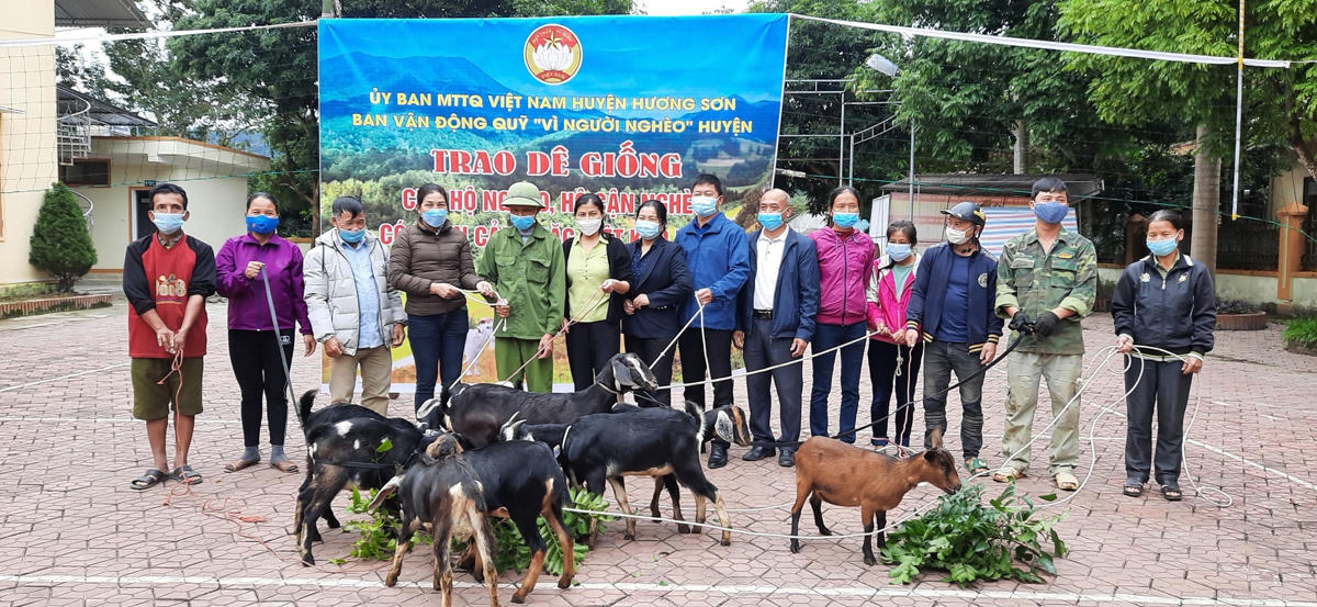 Hỗ trợ sinh kế cho người nghèo vươn lên ổn định cuộc sống.