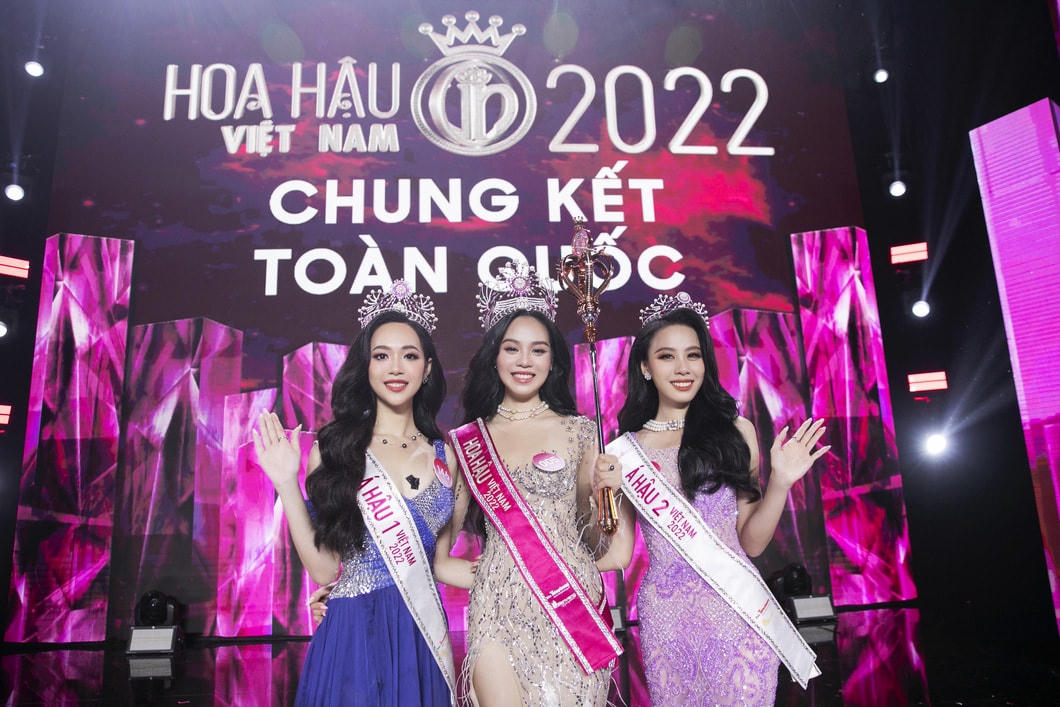 Top 3 hoa hậu Việt Nam 2022. Ảnh: BTC.
