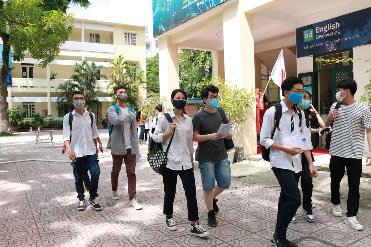 Thí sinh dự thi tốt nghiệp THPT.
