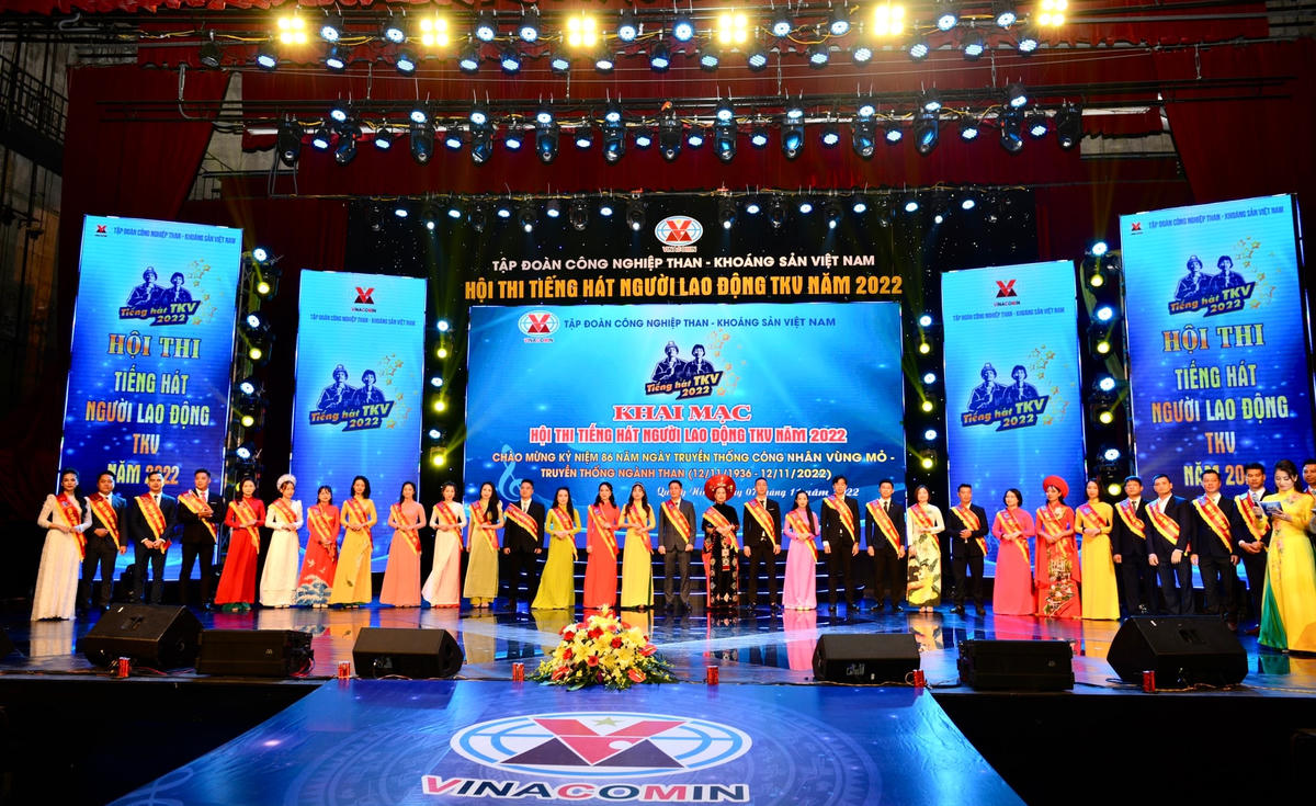 Hội thi Tiếng hát người lao động TKV năm 2022 đã thu hút 116 tiết mục đến từ 31 đơn vị thuộc TKV.