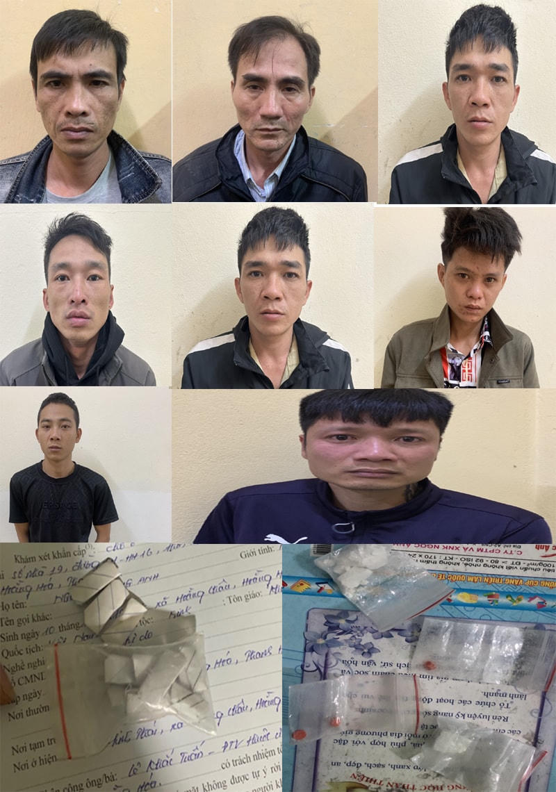 Liên tiếp các vụ án về ma túy đã được Công an huyện ven biển Hoằng Hóa triệt phá.