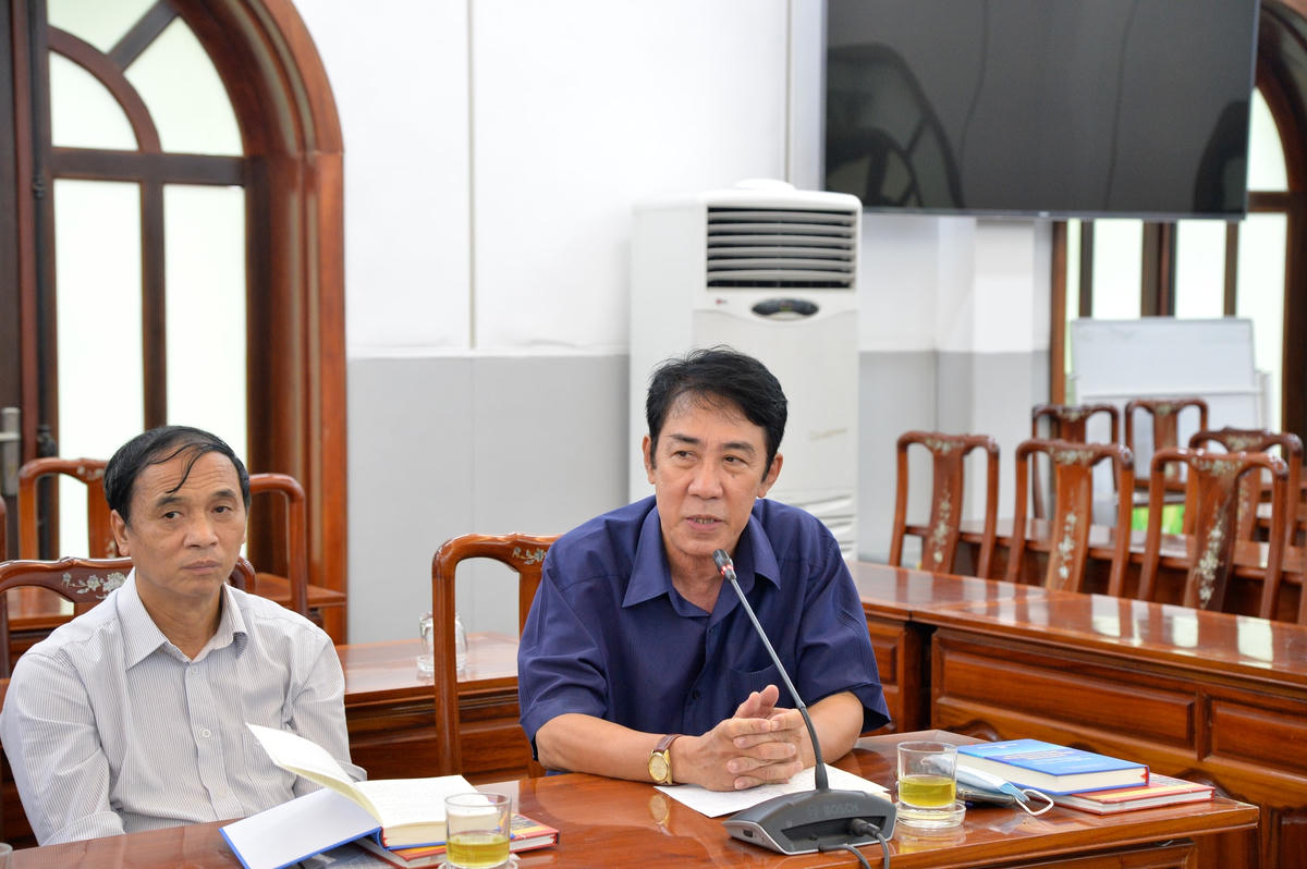 PGS.TS Nguyễn Thanh Xuân phát biểu tại Hội thảo.