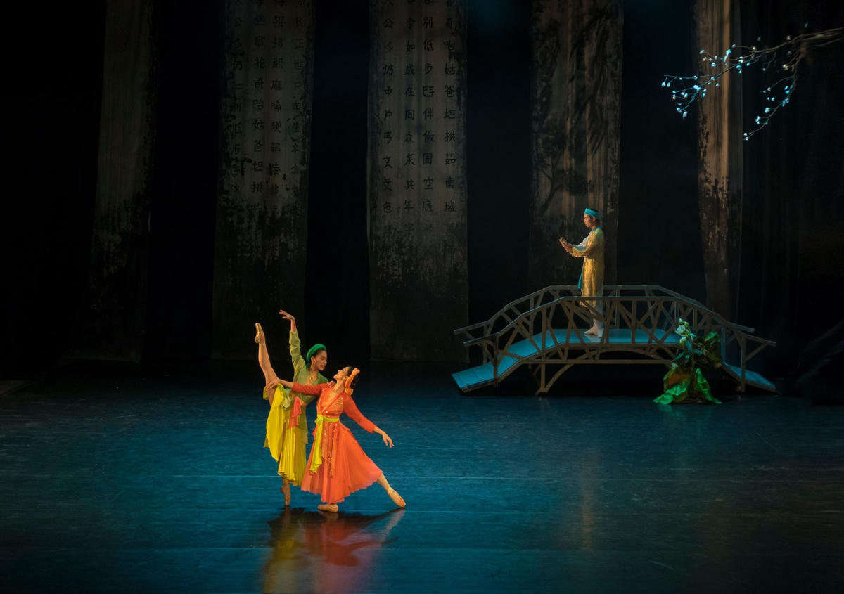 Một cảnh trong vở ballet "Kiều" của biên đạo múa Tuyết Minh.