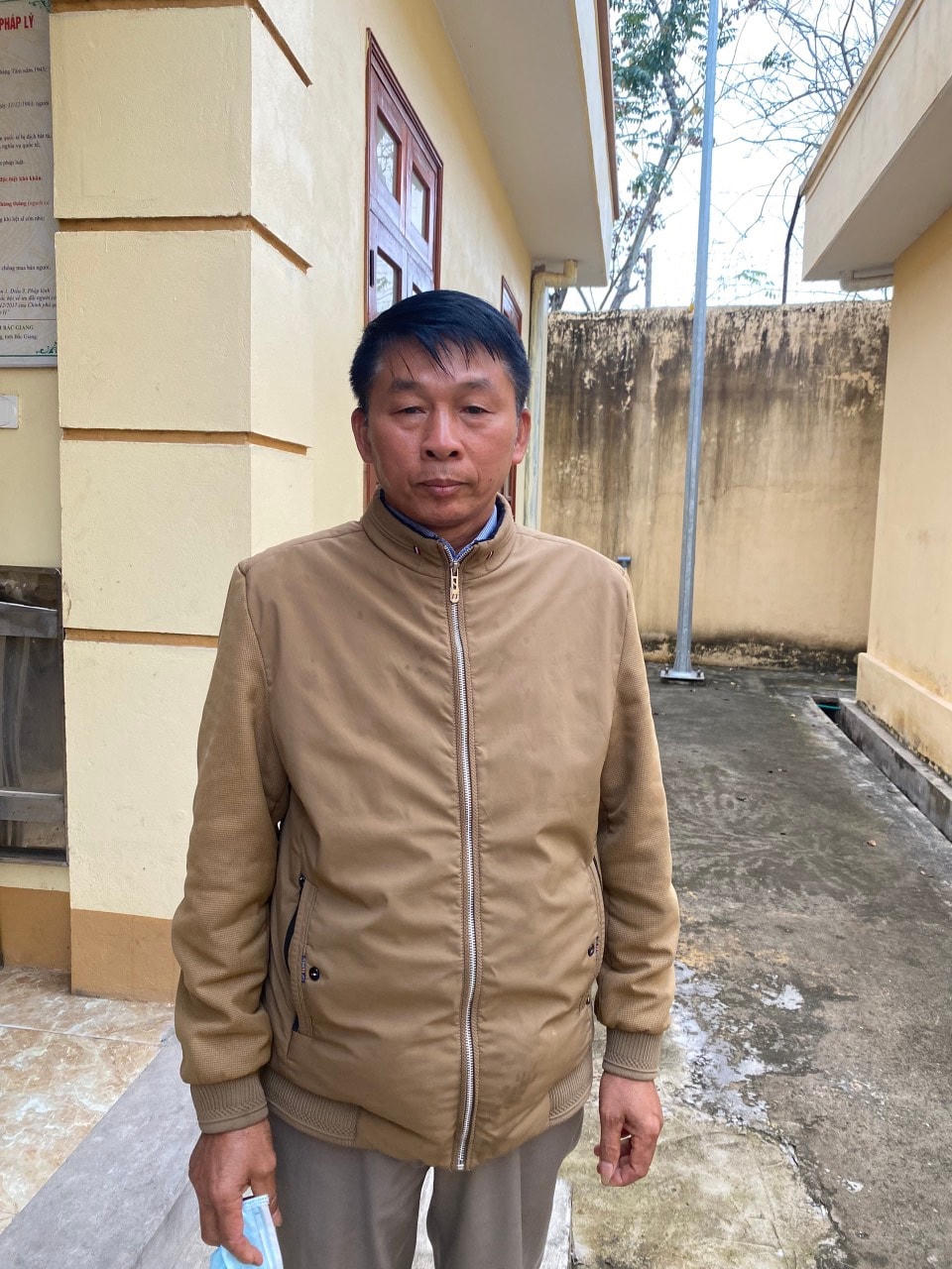 Đối tượng Ngô Quang Tăng. Ảnh: Công an Sơn Động.