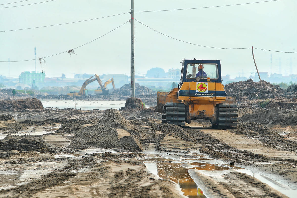 Dự án đường Vành đai 4 sau 5 tháng thi công giờ thế nào?