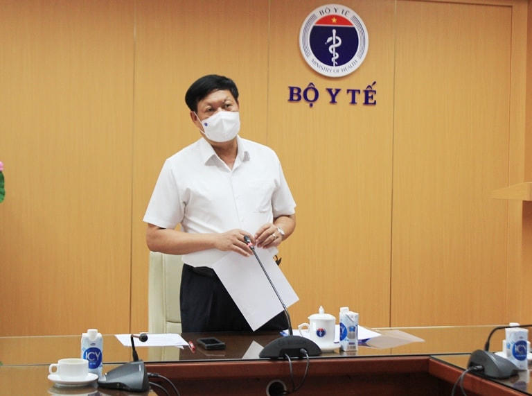 Ông Đỗ Xuân Tuyên, Phó Bí thư Ban cán sự Đảng, Bí thư Đảng ủy, Thứ trưởng thường trực Bộ Y tế.