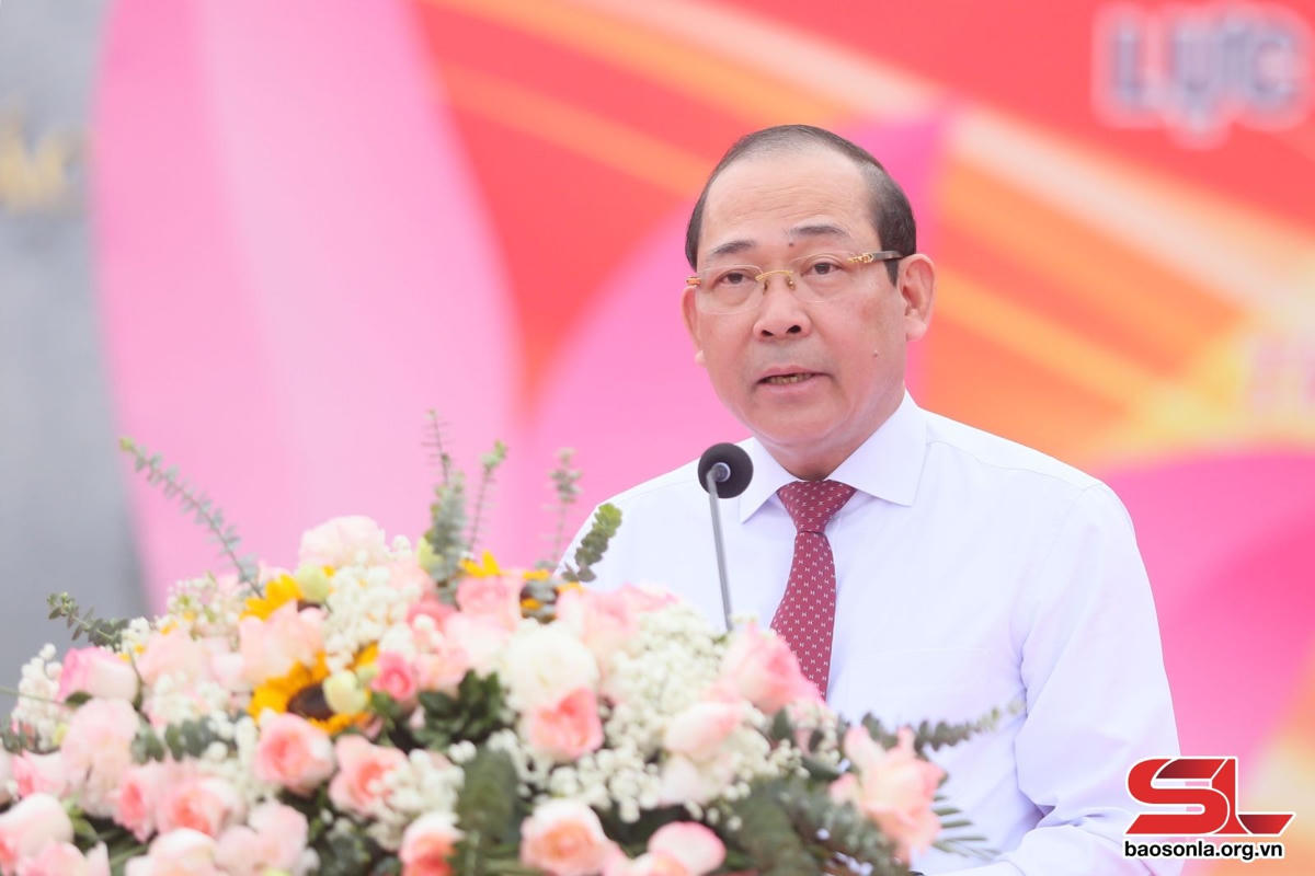 Phó Chủ tịch Ủy ban Trung ương MTTQ Việt Nam phát biểu chỉ đạo và giao nhiệm vụ.