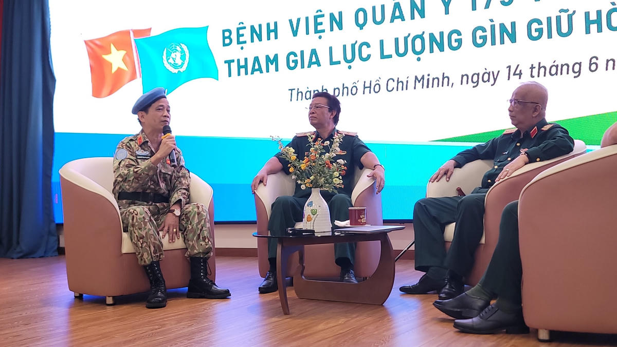 Quang cảnh buổi tọa đàm. (Ảnh: H.Lê)